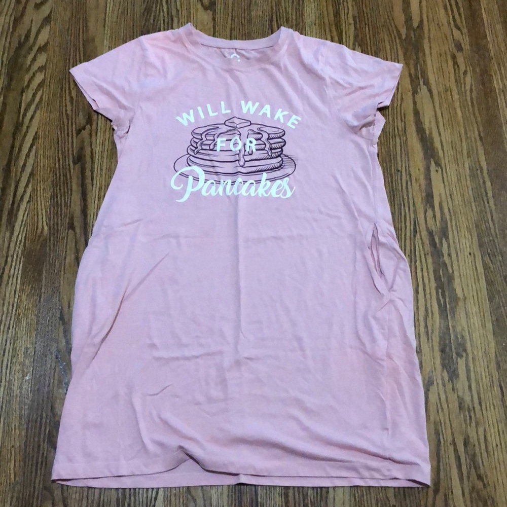 “Will Wake For Pancakes” nightgown